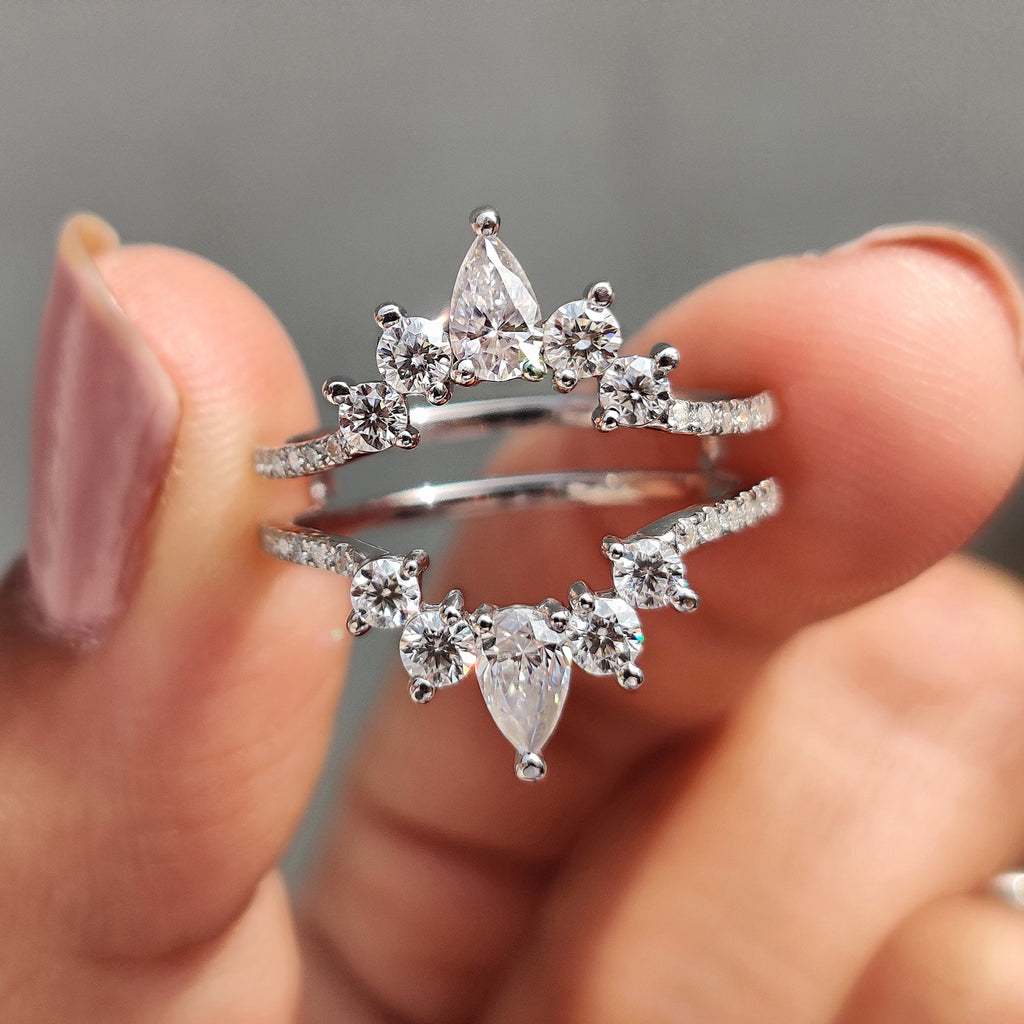 Enhancer Wedding Band In white Gold