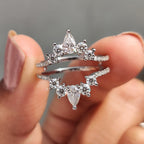 Enhancer Wedding Band In white Gold