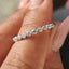 Shared Prong Eternity Round Diamond Wedding Band