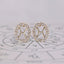 Pisces Earrings in Stud Halo Design
