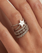 0.34 TCW Round Brilliant Cut Bezel Set Unique Vintage Wedding Band