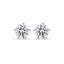 Round Diamond White Gold Stud Earrings