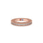 Round Diamond Half Eternity Vintage Wedding Band