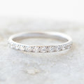 Round Brilliant  Cut Half Eternity Wedding Band