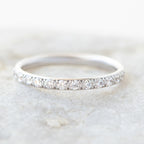 Round Brilliant Cut Full Eternity Wedding Band