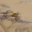 Aphrodite engagement ring, vintage lab grown diamond ring DisneyValley