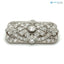 Art Deco Antique European Cut Chunky Diamond 3.5CTTW Milgrain brooch Pin DisneyValley