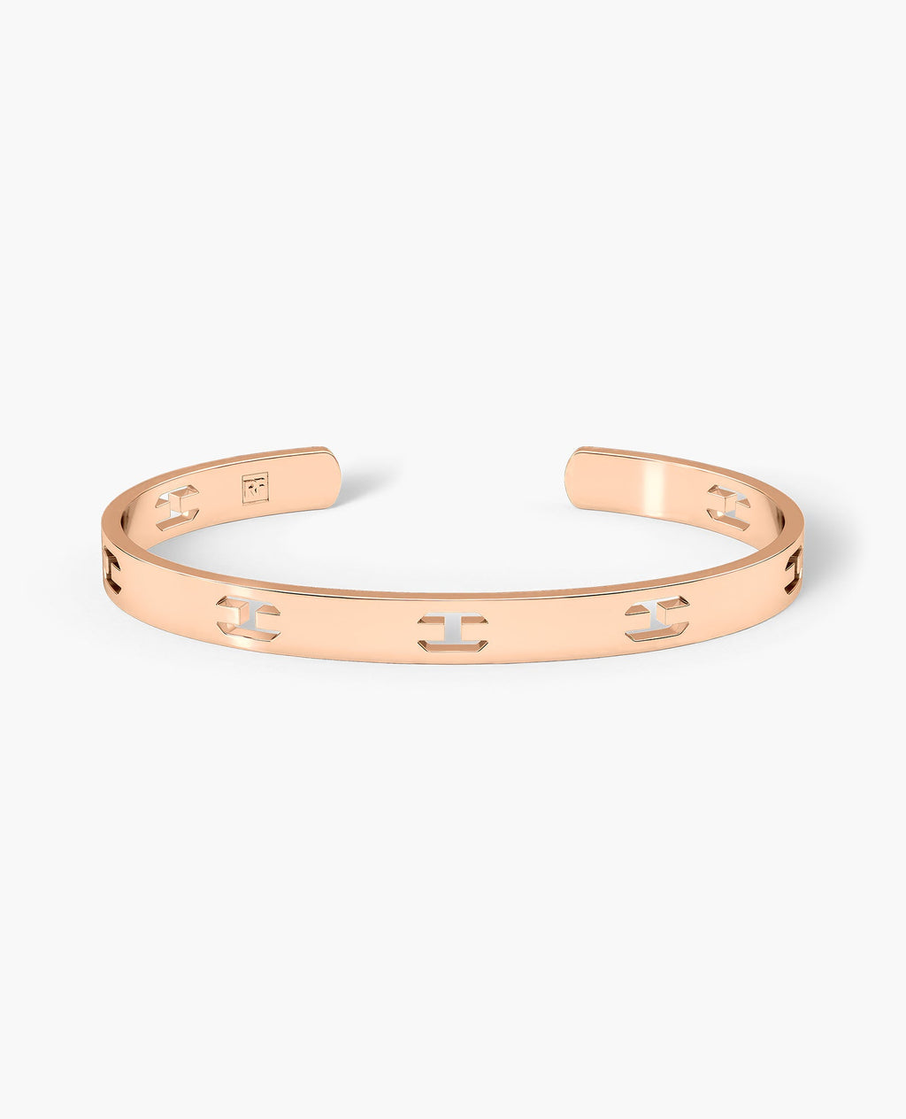 SHADOW BRIGGS Gold Cuff Bangle Bracelet - 6.5mm