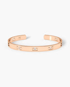 SHADOW BRIGGS Gold Cuff Bangle Bracelet - 6.5mm