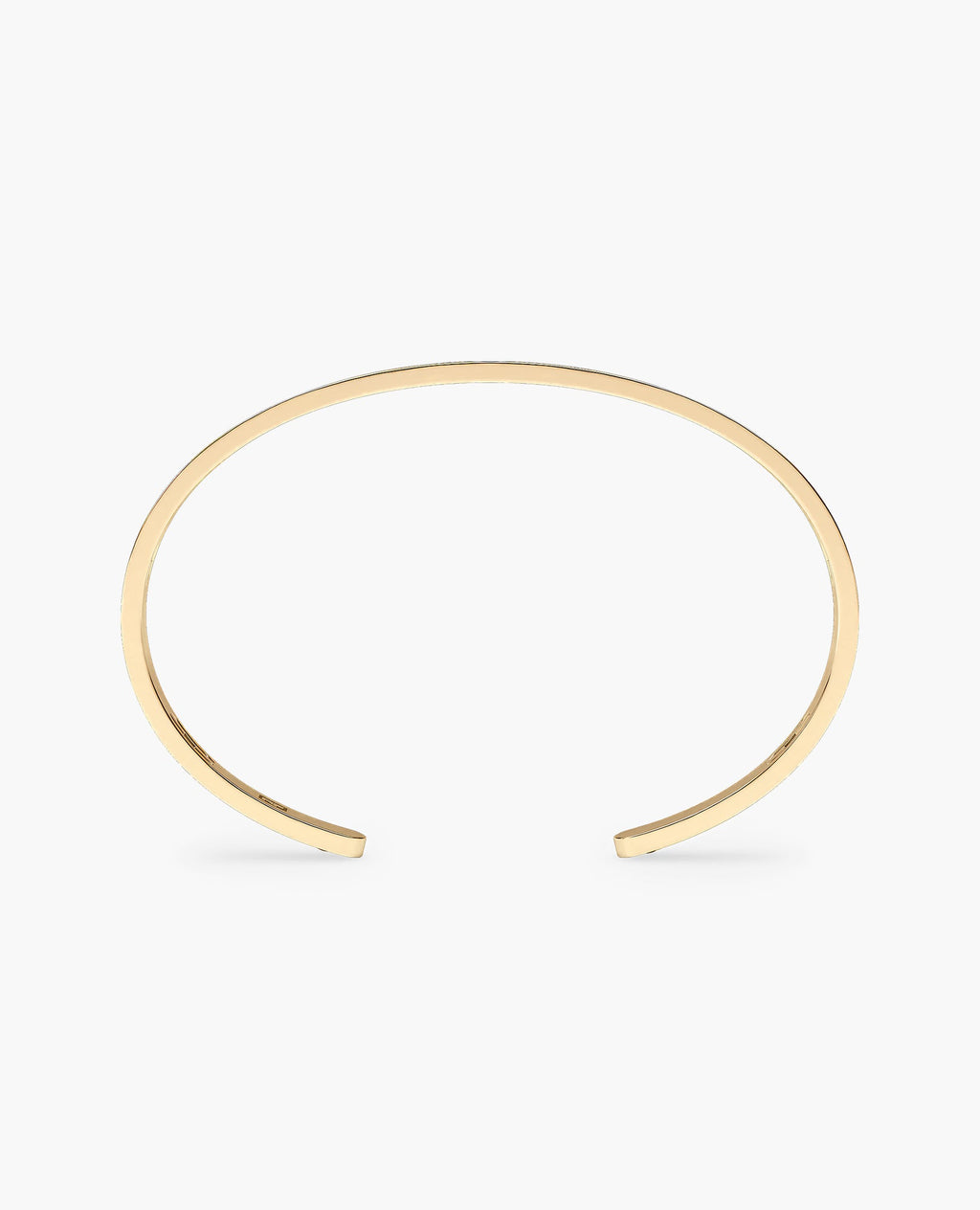 SHADOW BRIGGS Gold Cuff Bangle Bracelet - 6.5mm