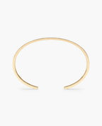 SHADOW BRIGGS Gold Cuff Bangle Bracelet - 6.5mm