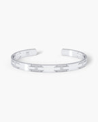 BRIGGS Gold Cuff Bangle Bracelet with Diamonds - 6.5mm