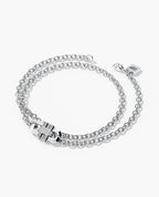 MOSS Gold Charm Bracelet with 0.12ct Diamonds