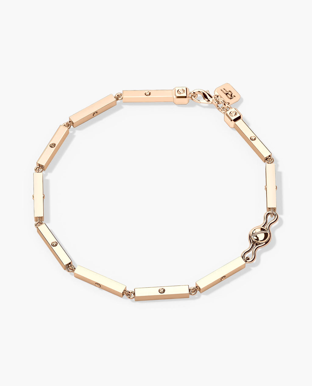 BAR CHAIN Gold Bracelet - 2.5mm