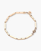 BAR CHAIN Gold Bracelet - 2.5mm