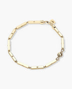 BAR CHAIN Gold Bracelet - 2.5mm