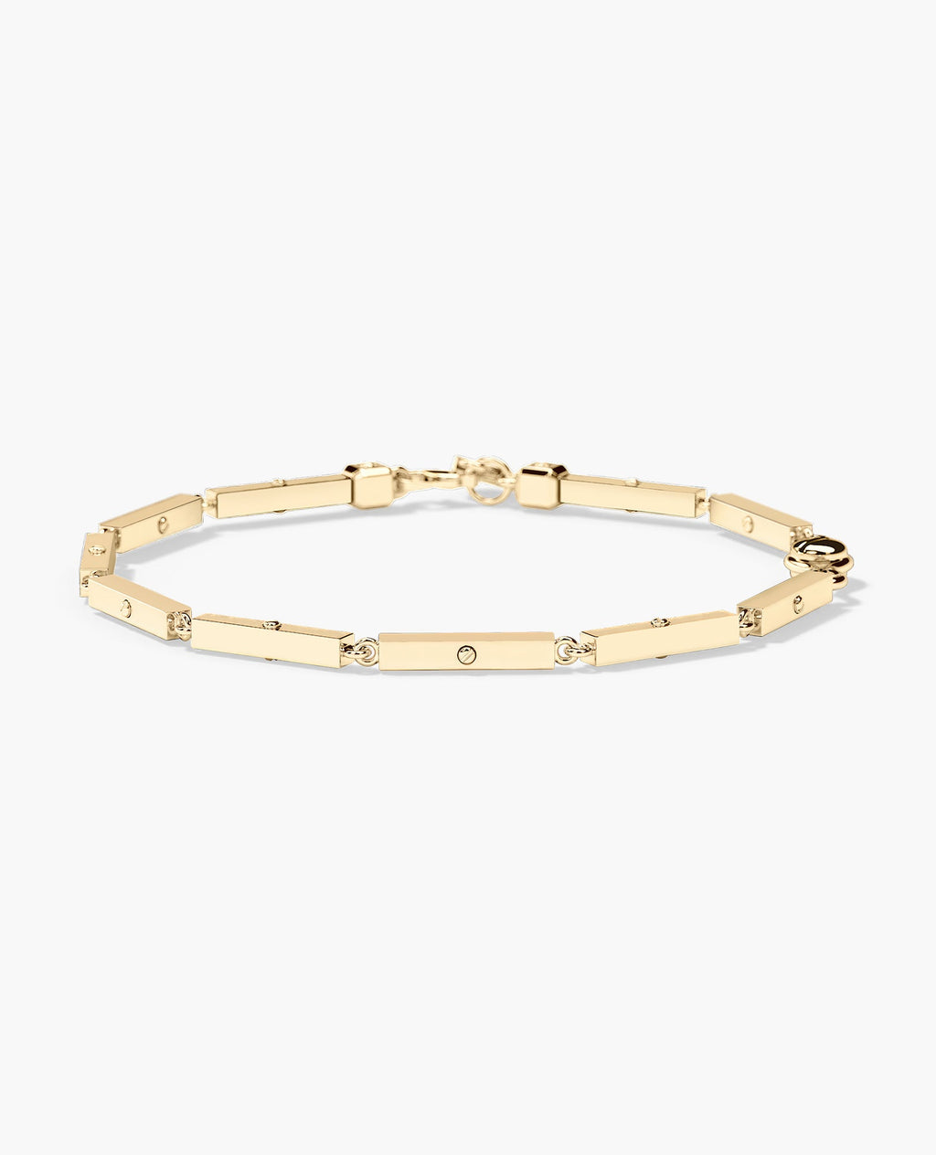 BAR CHAIN Gold Bracelet - 2.5mm