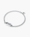 BRIGGS Gold Charm Bracelet with 0.10ct Diamonds