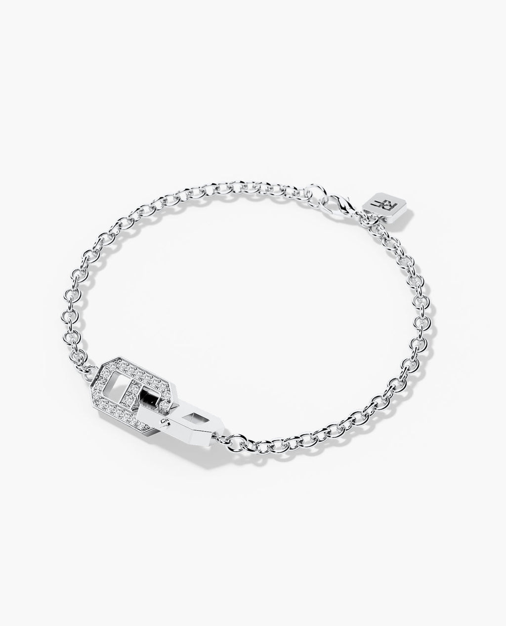 BRIGGS Gold Charm Bracelet with 0.45ct Diamonds