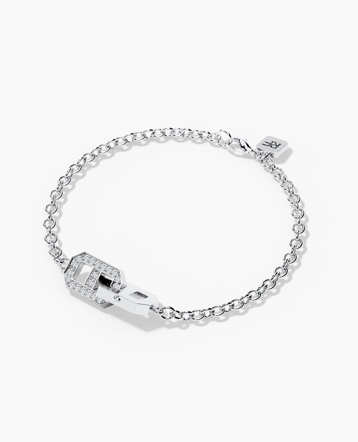 BRIGGS Gold Charm Bracelet with 0.45ct Diamonds