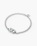 LA PAZ Gold Charm Bracelet with 0.20ct Diamonds