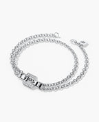 NORTHSTAR Gold Charm Bracelet with 0.16ct Diamonds
