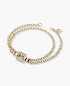 NORTHSTAR Gold Charm Bracelet with 0.16ct Diamonds