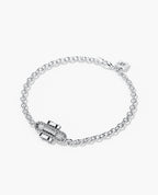 ROPES Gold Charm Bracelet with 0.05ct Diamonds