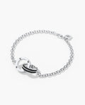 ROPES Gold Charm Bracelet with 0.20ct Black Diamonds