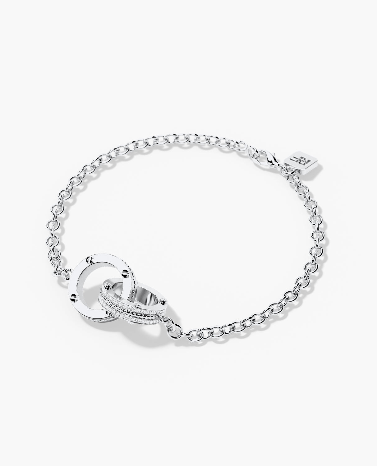 ROPES Gold Charm Bracelet with 0.20ct Diamonds