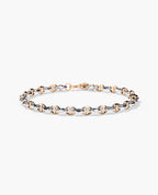 ANCHOR SOLID Two-Tone Gold Bracelet - 4.5mm