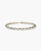 ANCHOR SOLID Two-Tone Gold Bracelet - 4.5mm