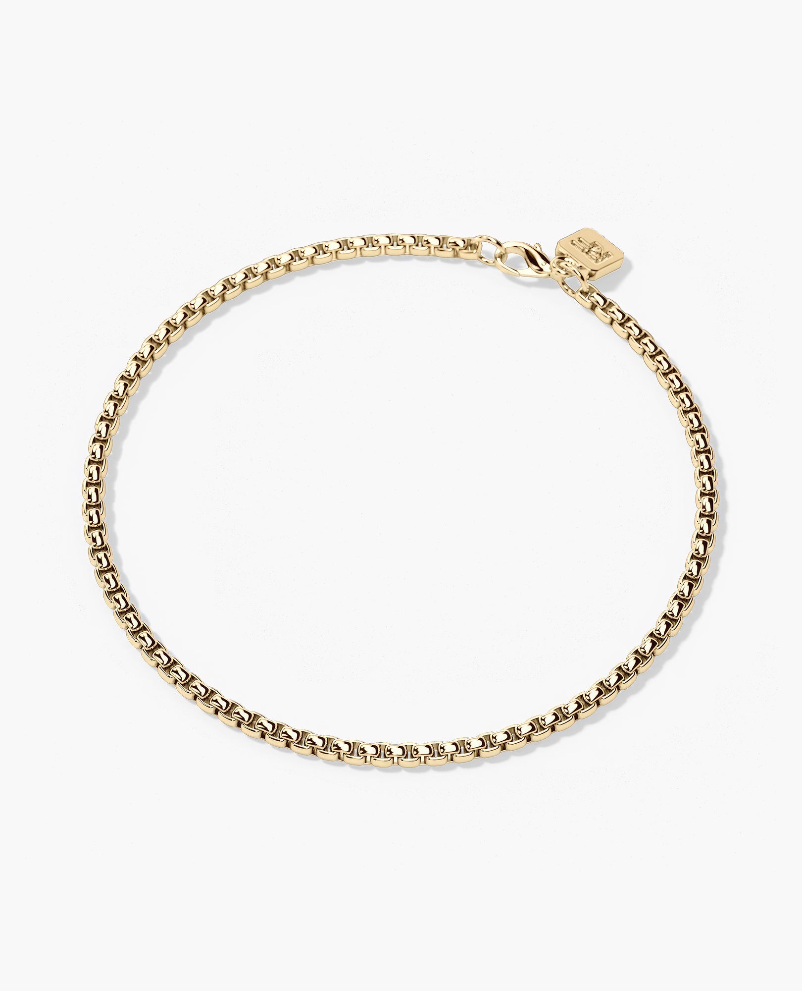 ROUND BOX Chain Bracelet - 2.5mm