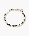 EDGE BOX Two-Tone Gold Bracelet - 6mm