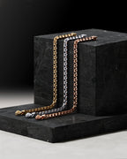 EDGE BOX Gold Bracelet - 6mm