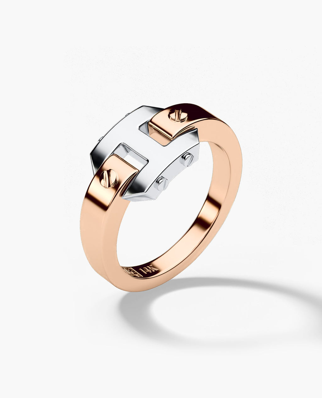 BRIGGS MINI Two-Tone Gold Ring