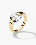 BRIGGS MINI Two-Tone Gold Ring
