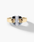 BRIGGS MINI Two-Tone Gold Ring
