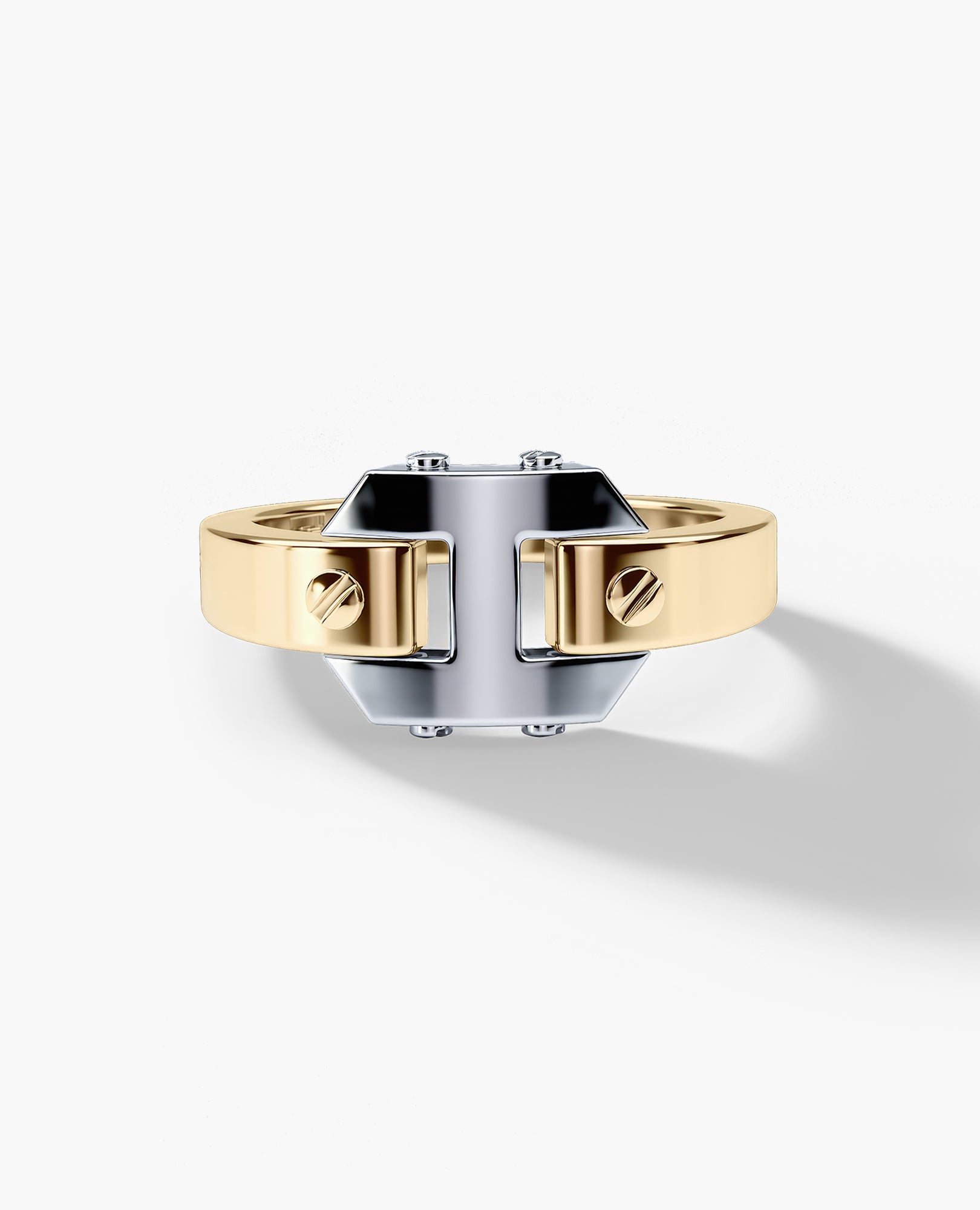 BRIGGS MINI Two-Tone Gold Ring
