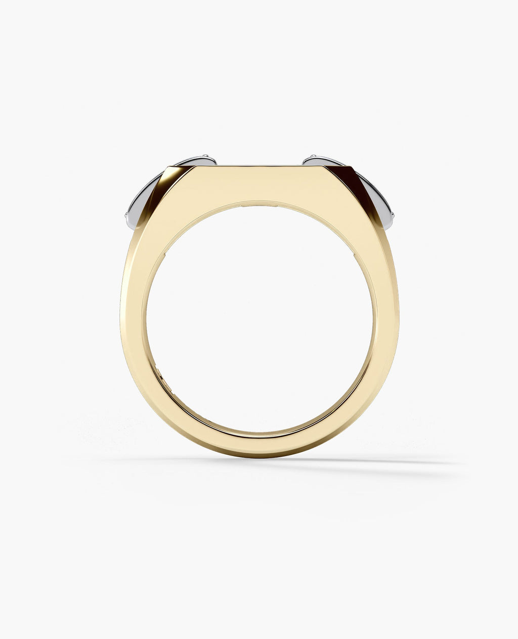 BRIGGS Gold Signet Ring with 0.35ct Diamonds