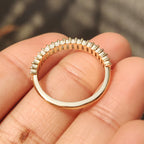 Half Eternity Baguette Diamond Wedding Band