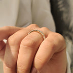 Half Eternity Baguette Diamond Wedding Band