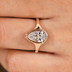 Pear Diamond Engagement Ring Design
