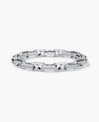 ARTURO Gold Link Bracelet with Diamonds - 6mm