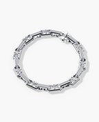 ARTURO Gold Link Bracelet with Diamonds - 6mm