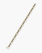 ARTURO Gold Link Bracelet with Black Diamonds - 6mm