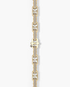 ARTURO Gold Link Bracelet with Diamonds - 6mm
