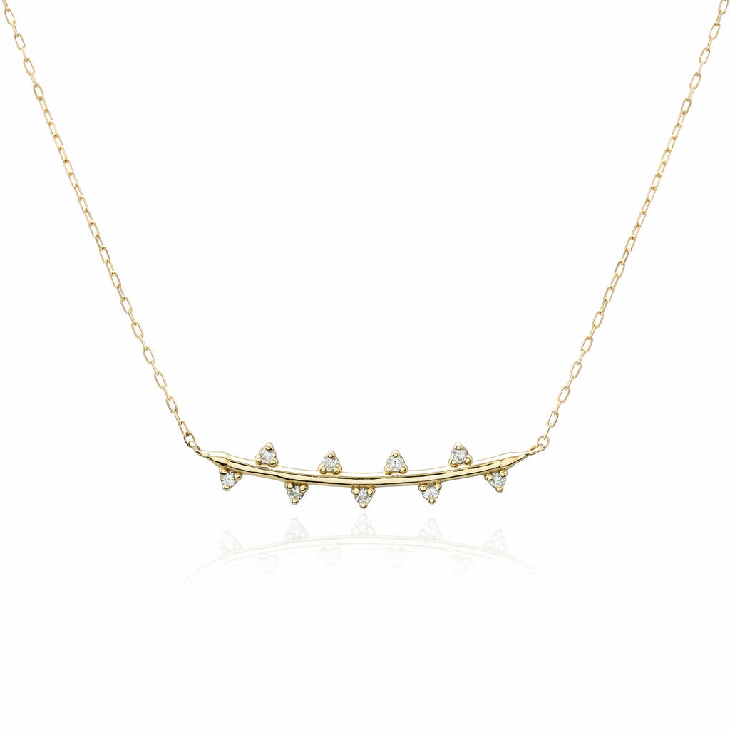 The Bryher Necklace | VS1 D-E Lab Diamonds. 100% Recycled 9k Gold