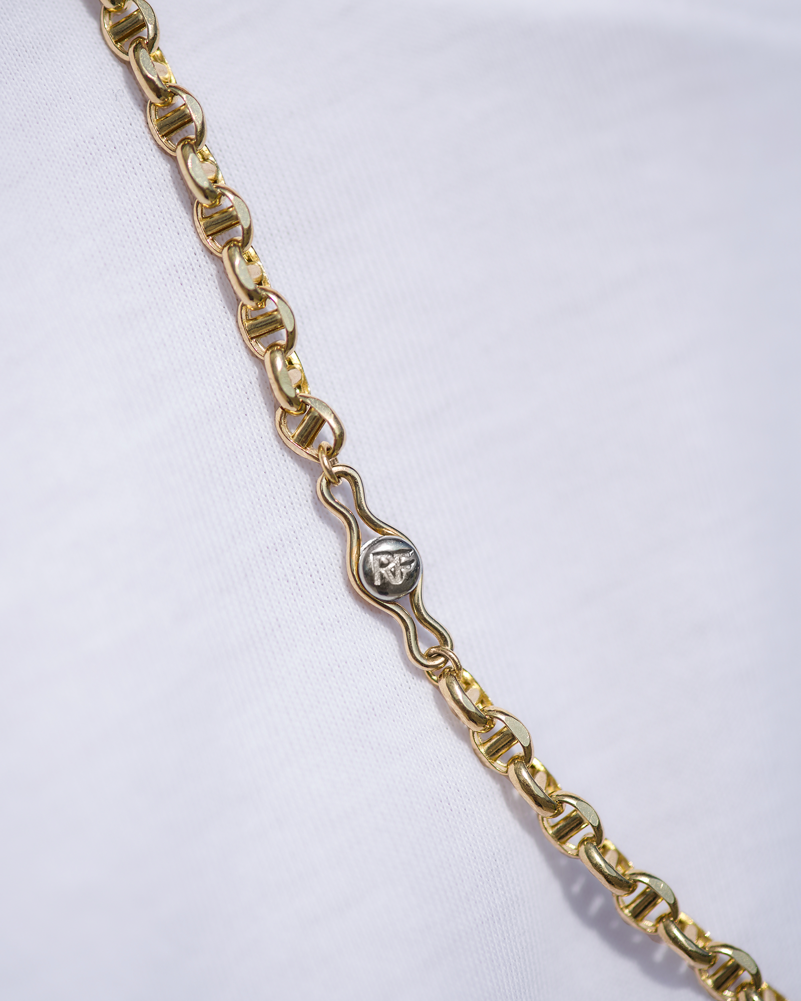 ANCHOR SOLID Gold Necklace - 4.5mm