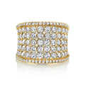 4.5CT Round Brilliant Cut Moissanite Engagement Ring